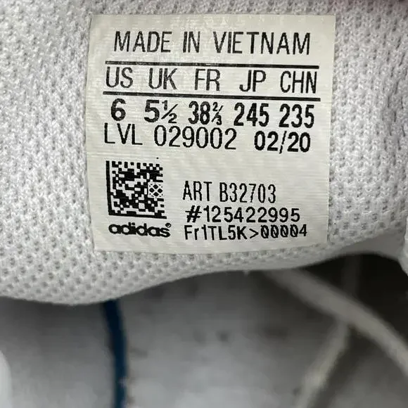 Adidas Originals Stan Smith White Pink Trainers Size UK 5.5 B32703 - Picture 8 of 8